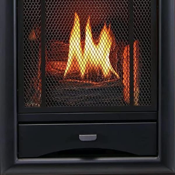 Procom Heating Dual Fuel Vent Free Gas Fireplace System, 15,000 BTU, T-Stat Control, Apple Spice Finish - PCS150T-3AS