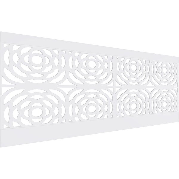 Ekena Millwork 36"H x 94 1/2"W Edinburg PVC Wainscot Paneling Kit - WPK36X94EBP