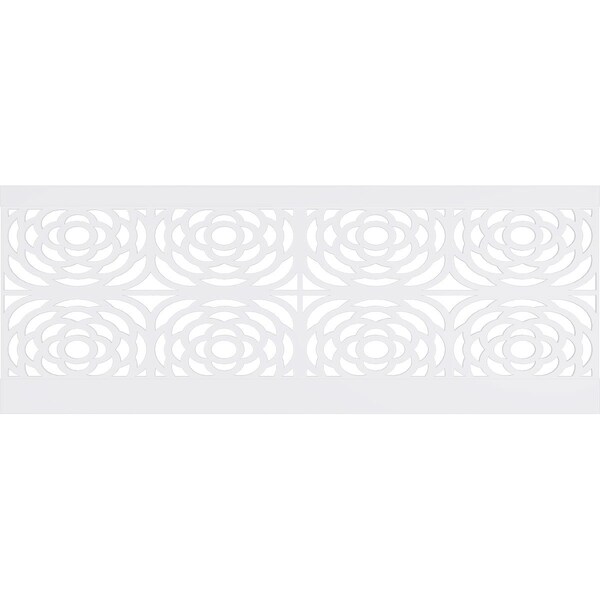 Ekena Millwork 36"H x 94 1/2"W Edinburg PVC Wainscot Paneling Kit - WPK36X94EBP