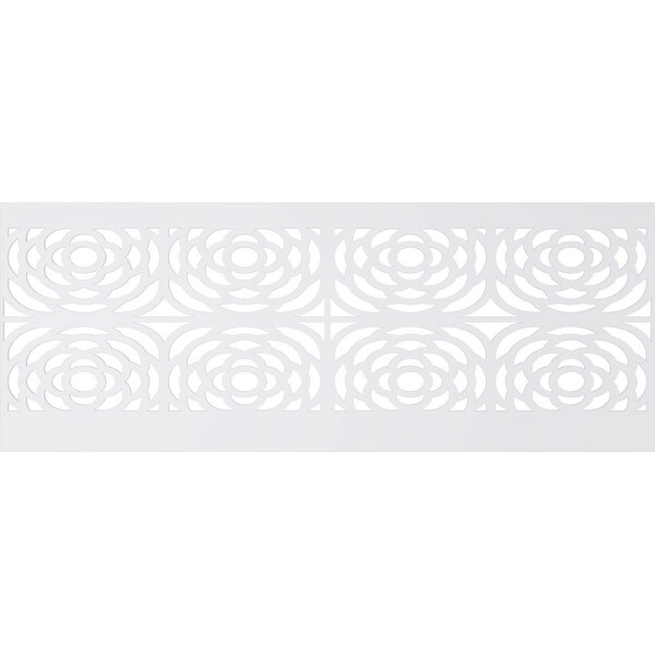 Ekena Millwork 36"H x 94 1/2"W Edinburg PVC Wainscot Paneling Kit - WPK36X94EBP