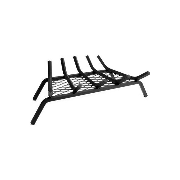 Dyna-Glo Pleasant Hearth Fireplace Grate, 21W 1/2 Steel, 5 Bars, Ember Retainer - BG5-215EM