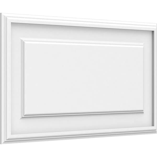 Ekena Millwork Legacy Raised Panel Decorative Wall Panel, 26"W x 14"H x 5/8"P - WALP26X14X062LEG