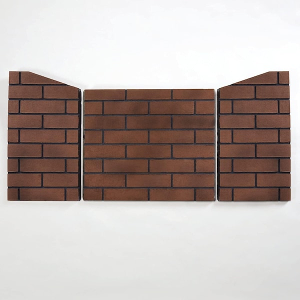 Generic Ceramic Fiber Fireplace Brick Liner for 450 Series Fireplace Insert, Sandstone - FLB450-S
