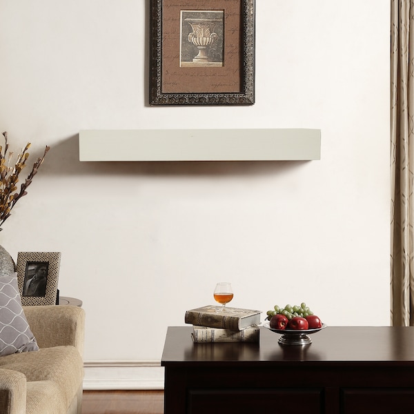 Duluth Forge 48In. Fireplace Shelf Mantel With Corbel Option Included - Antiqu - DFSM48-AW