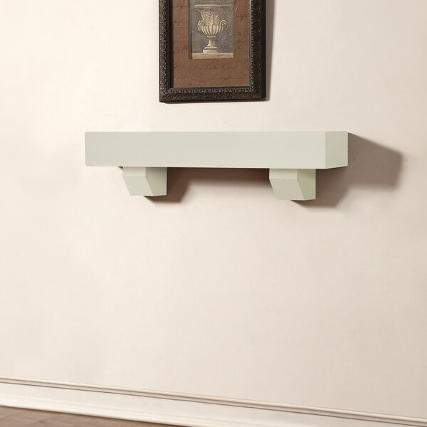 Duluth Forge 48In. Fireplace Shelf Mantel With Corbel Option Included - Antiqu - DFSM48-AW