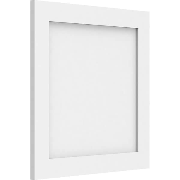 Ekena Millwork Cornell Flat Panel Decorative Wall Panel, 18"W x 18"H x 5/8"P - WALP18X18X062CNL