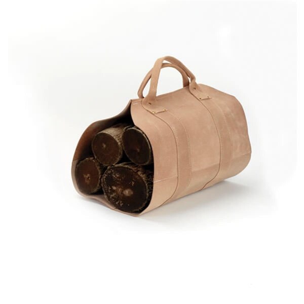 Perfectpillows Roeming Industrial Sales Rugged Cowhide Leather Log Carrier 17 Inch X 37 Inch - PE1656229