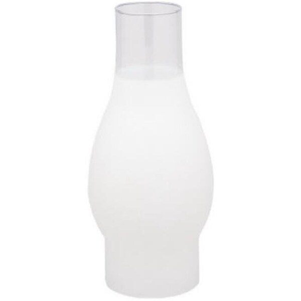 Brightbomb 83091 8.5 in. Frosted Glass Chimney - Pack Of 6 - BR30170