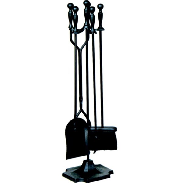 Uniflame Uniflame T51030BK 5 PC BLACK FIRESET (F-1188) - T51030BK