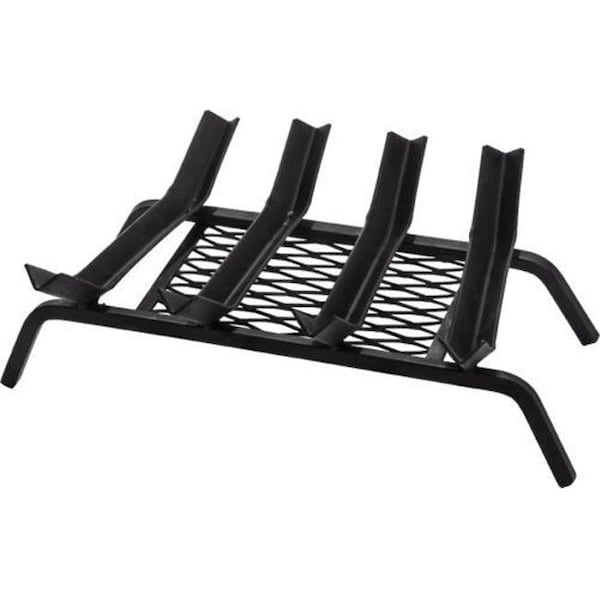 Dagan Dagan 8523-5 V-Groove Design 5 Bar Grate with Welded Ember Retainer; Black - 8523-5