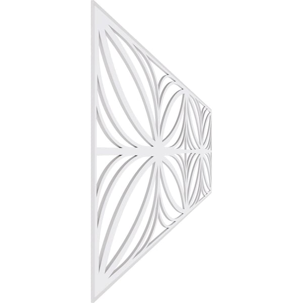 Ekena Millwork Set of Four Panels for 94 1/2"W x 28 1/4"H Otis Fretwork Wainscot Wall Paneling - WPKP14X01X47OTS