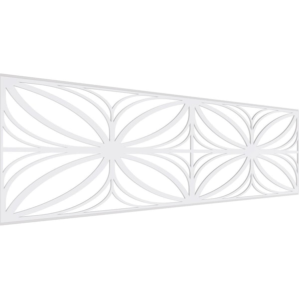 Ekena Millwork Set of Four Panels for 94 1/2"W x 28 1/4"H Otis Fretwork Wainscot Wall Paneling - WPKP14X01X47OTS