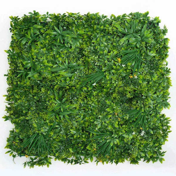 Ejoy 20 in. x 20 in. Artificial Topiary Hedge Panel with Backing, 4PK - AHB001