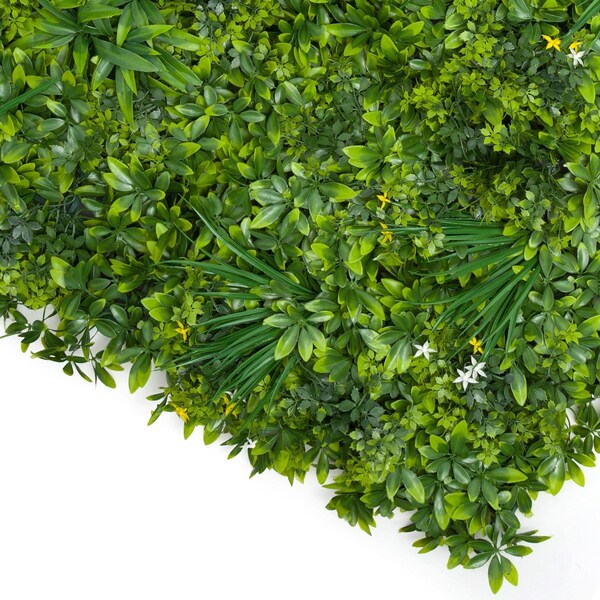 Ejoy 20 in. x 20 in. Artificial Topiary Hedge Panel with Backing, 4PK - AHB001
