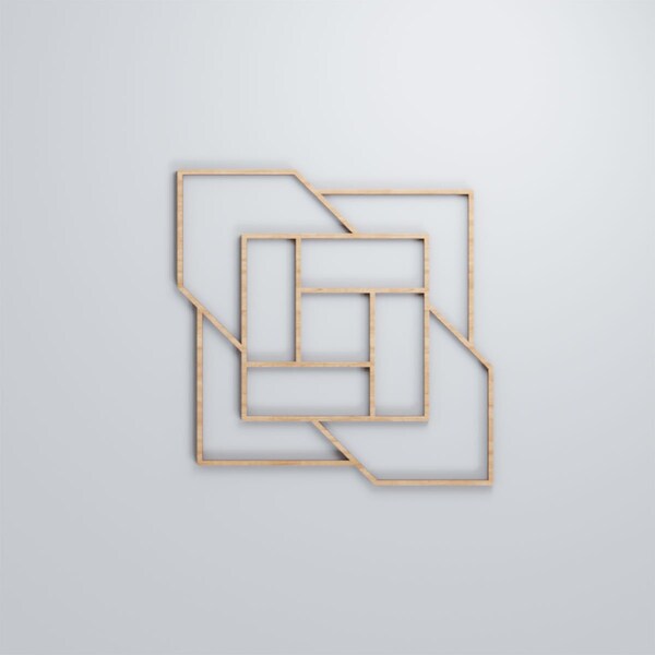 Ekena Millwork Medium Loveland Decorative Fretwork Wood Wall Panels, Alder, 15 3/8"W x 15 3/8"H x 3/8"T - WALW16X16X0375LLDAL