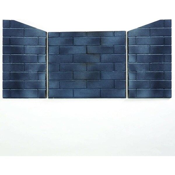 Generic Ceramic Fiber Fireplace Brick Liner for 450 Series Fireplace Insert, Slate Gray - FLB450-SG