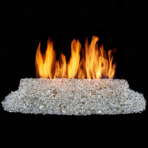 Duluth Forge Vented Fire Glass Burner Kit - 24In., 65,000 Btu, Natural Gas, Match - FGB24-1