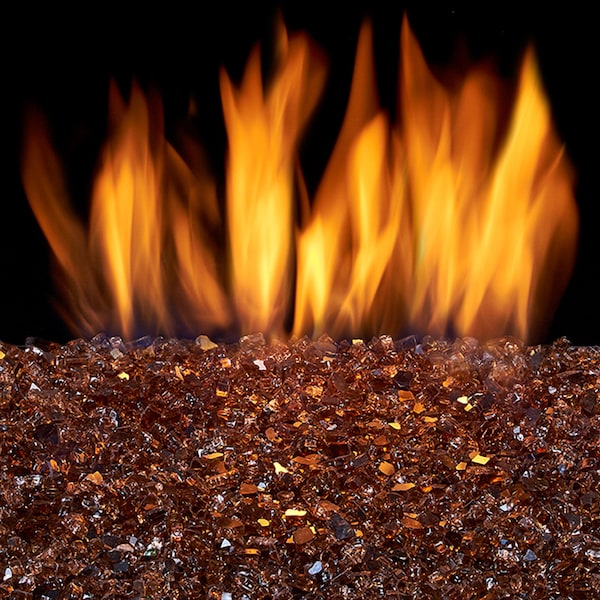 Duluth Forge Vented Fire Glass Burner Kit - 24In., 65,000 Btu, Natural Gas, Match - FGB24-1