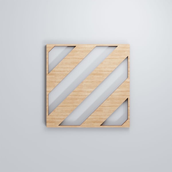 Ekena Millwork Extra Small Strymon Decorative Fretwork Wood Wall Panels, Alder, 7 3/8"W x 7 3/8"H x 3/8"T - WALW08X08X0375STRAL