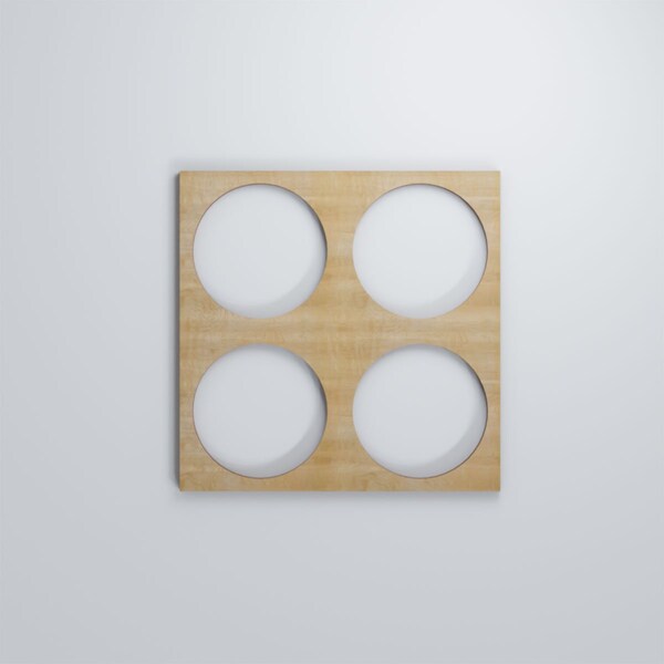 Ekena Millwork Small Wembley Decorative Fretwork Wood Wall Panels, Birch, 11 3/8"W x 11 3/8"H x 3/8"T - WALW12X12X0375WEMBI