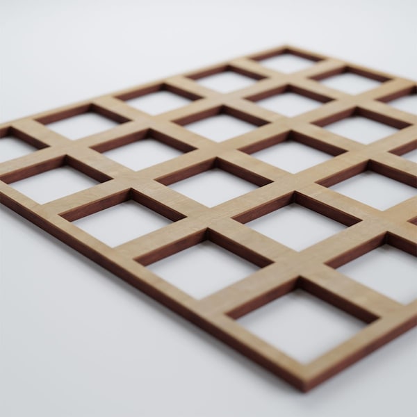 Ekena Millwork Medium Manchester Decorative Fretwork Wood Wall Panels, Hickory, 15 3/8"W x 15 3/8"H x 3/8"T - WALW16X16X0375MNCHI