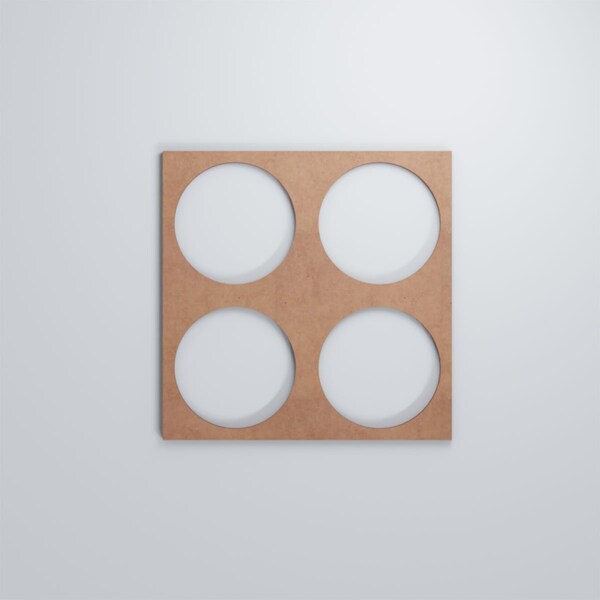 Ekena Millwork Medium Wembley Decorative Fretwork Wood Wall Panels, Wood (Paint Grade), 15 3/8"W x 15 3/8"H x 3/8"T - WALW16X16X0375WEMMF