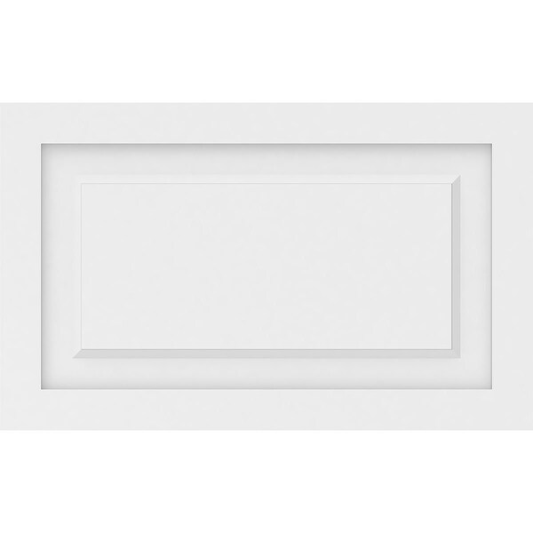 Ekena Millwork Harrison Raised Panel Decorative Wall Panel, 26"W x 16"H x 5/8"P - WALP26X16X062HAR