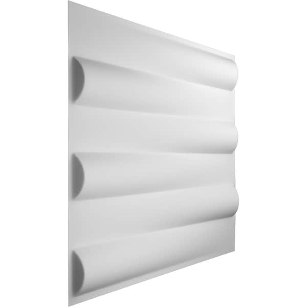Ekena Millwork 19 5/8in. W x 19 5/8in. H Naomi EnduraWall Decorative 3D Wall Panel Covers Total 53.49 Sq. Ft., 20PK - WP20X20NAWH-CASE-20