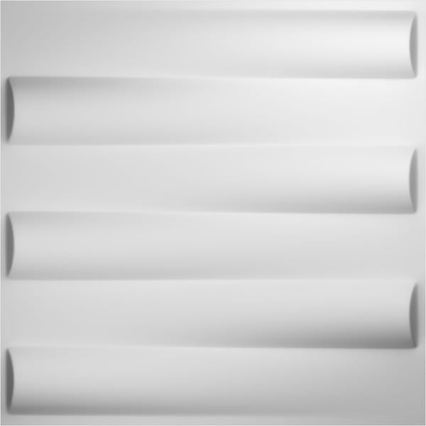 Ekena Millwork 19 5/8in. W x 19 5/8in. H Naomi EnduraWall Decorative 3D Wall Panel Covers Total 53.49 Sq. Ft., 20PK - WP20X20NAWH-CASE-20