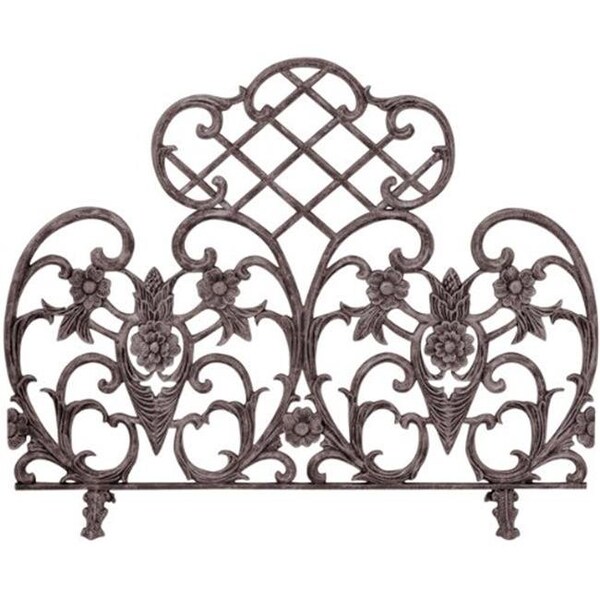 Uniflame Uniflame S-5812 Single Panel Bronze Finish Cast Aluminum Screen - S-5812