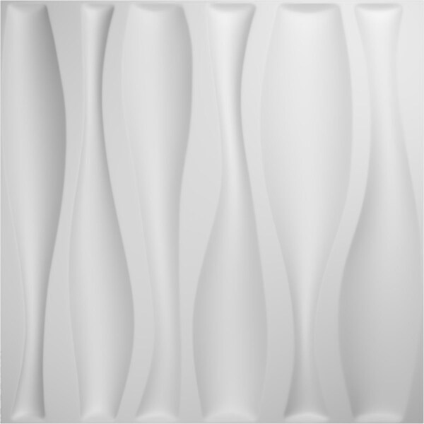 Ekena Millwork 19 5/8in. W x 19 5/8in. H Fairfax EnduraWall Decor 3D Wall Panel Covers, Total 26.75 Sq. Ft., 10PK - WP20X20FAWH-CASE-10