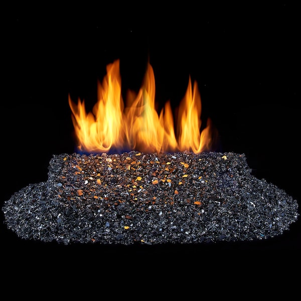 Duluth Forge Vented Fire Glass Burner Kit - 18In., 55,000 Btu, Natural Gas, Match - FGB18-1