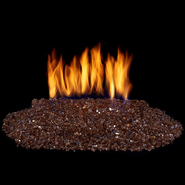 Duluth Forge Vented Fire Glass Burner Kit - 18In., 55,000 Btu, Natural Gas, Match - FGB18-1