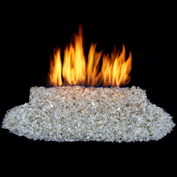 Duluth Forge Vented Fire Glass Burner Kit - 18In., 55,000 Btu, Natural Gas, Match - FGB18-1