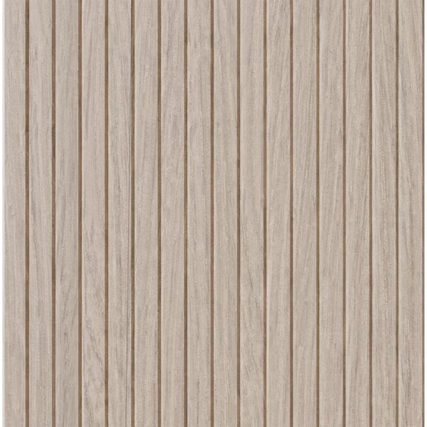 Designs Of Distinction 3/4" Thin Bevel Slat Tambour - White Oak (12"W x 96"L) - 011296201WK1
