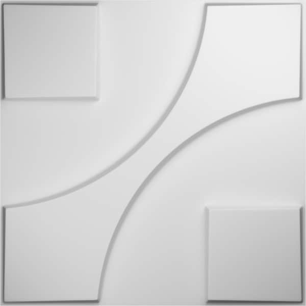 Ekena Millwork 19 5/8in. W x 19 5/8in. H Nestor EnduraWall Decor 3D Wall Panel Covers Total 133.73 Sq. Ft., 50PK - WP20X20NEWH-CASE-50