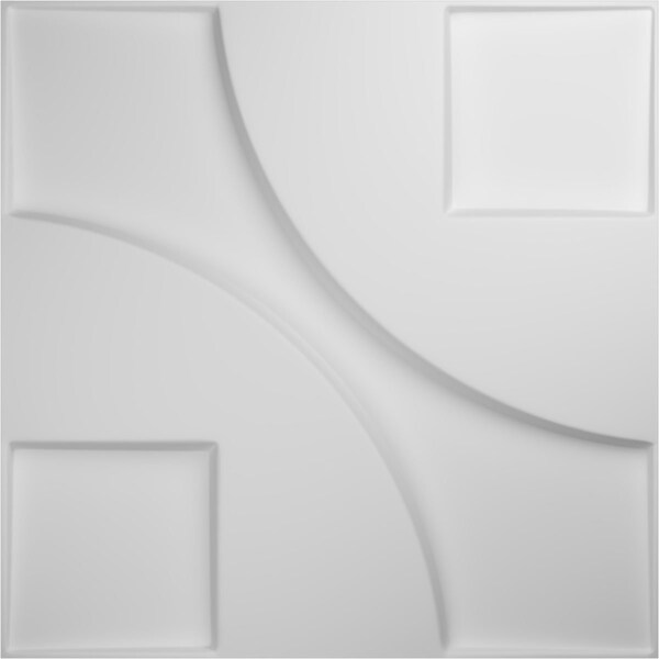 Ekena Millwork 19 5/8in. W x 19 5/8in. H Nestor EnduraWall Decor 3D Wall Panel Covers Total 133.73 Sq. Ft., 50PK - WP20X20NEWH-CASE-50