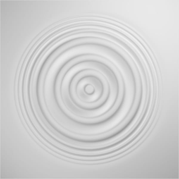 Ekena Millwork 19 5/8in. W x 19 5/8in. H Shallows EnduraWall Decor 3D Wall Panel Covers, Total 26.75 Sq. Ft., 10PK - WP20X20SHWH-CASE-10