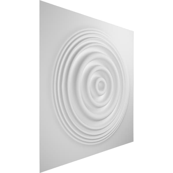 Ekena Millwork 19 5/8in. W x 19 5/8in. H Shallows EnduraWall Decor 3D Wall Panel Covers, Total 26.75 Sq. Ft., 10PK - WP20X20SHWH-CASE-10