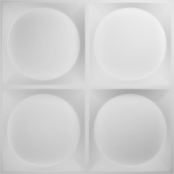 Ekena Millwork 19 5/8in. W x 19 5/8in. H Adonis EnduraWall Decor 3D Wall Panel Covers Total 53.49 Sq. Ft., 20PK - WP20X20ADWH-CASE-20