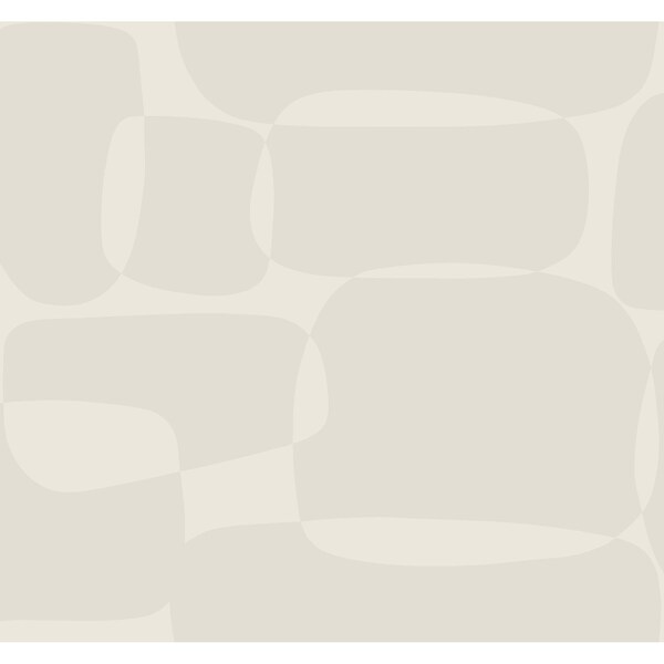 York Wallcoverings Block Caramel and Cream Wallpaper Sample - AG2071SAM