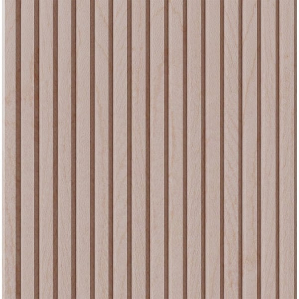 Designs Of Distinction 3/4" Tall Bevel Slat Tambour - Hard Maple (12"W x 96"L) - 011296202HM1