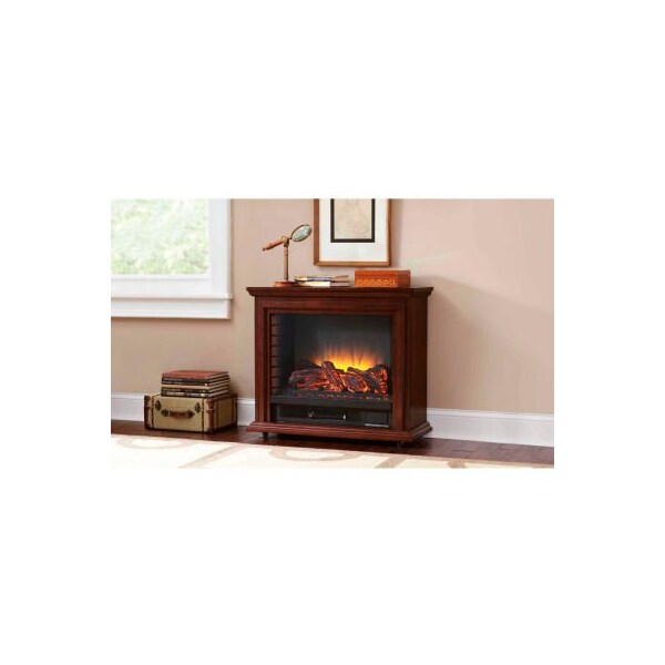 Dyna-Glo Pleasant Hearth Sheridan Mobile Infrared Electric Fireplace With Remote GLF-5002-68 - GLF-5002-68