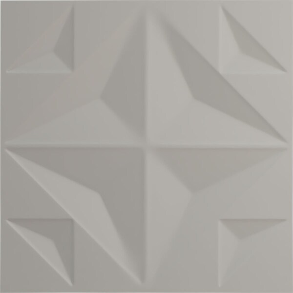 Ekena Millwork 19 5/8in. W x 19 5/8in. H Crystal EnduraWall Decorative 3D Wall Panel, Total 32.04 Sq. Ft., 12PK - WP20X20CRFSM-CASE-12