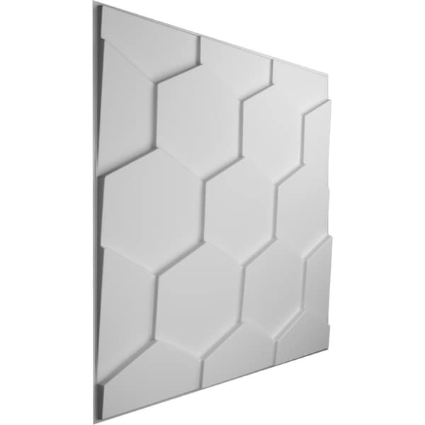 Ekena Millwork 19 5/8in. W x 19 5/8in. H Honeycomb EnduraWall Decor 3D Wall Panel Covers, Total 32.1 Sq. Ft., 12PK - WP20X20HBWH-CASE-12
