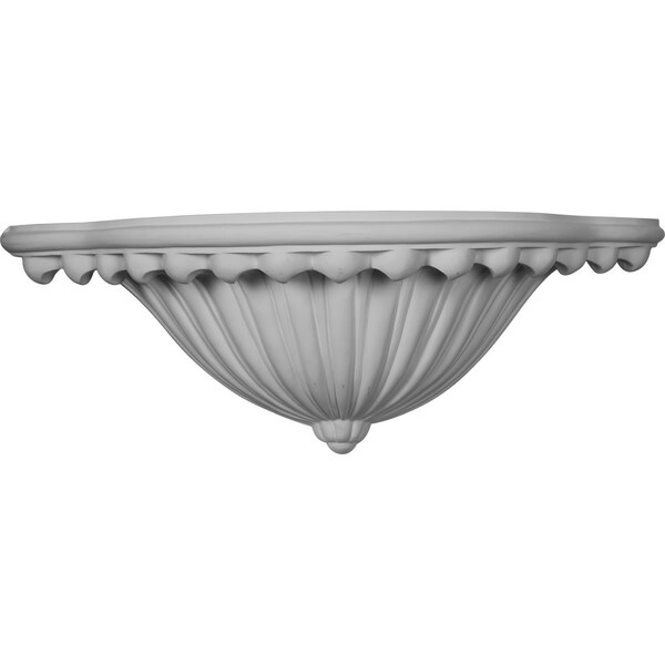 Ekena Millwork 26 1/2"W x 9 1/4"H x 8 1/4"D Niche Shelf for NCH23X43ML - NCH26X09DE