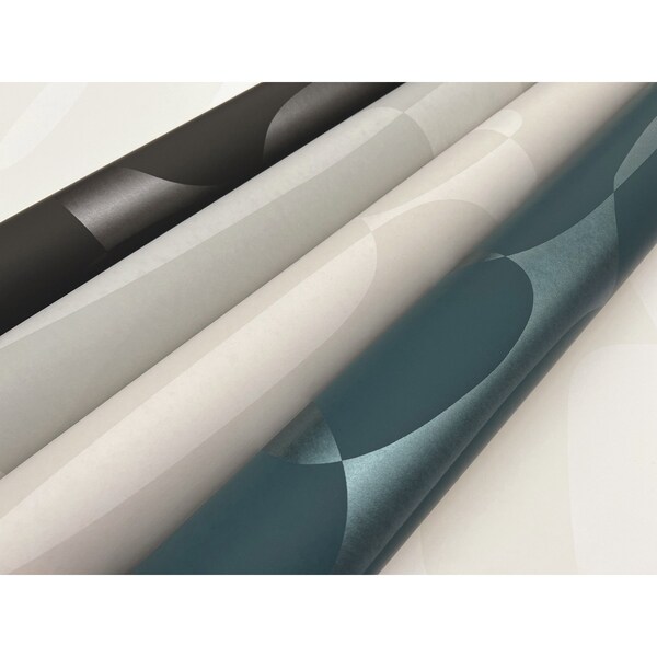 York Wallcoverings Block White and Ivory Wallpaper Sample - AG2072SAM