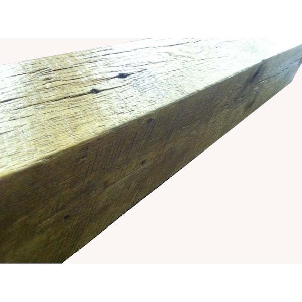 Creative Hardwoods Reclaimed Barn Beam Mantel 6Hx6Dx72L - 6672B