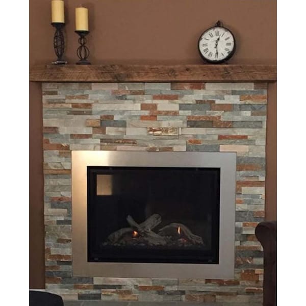 Creative Hardwoods Reclaimed Barn Beam Mantel 6Hx6Dx72L - 6672B