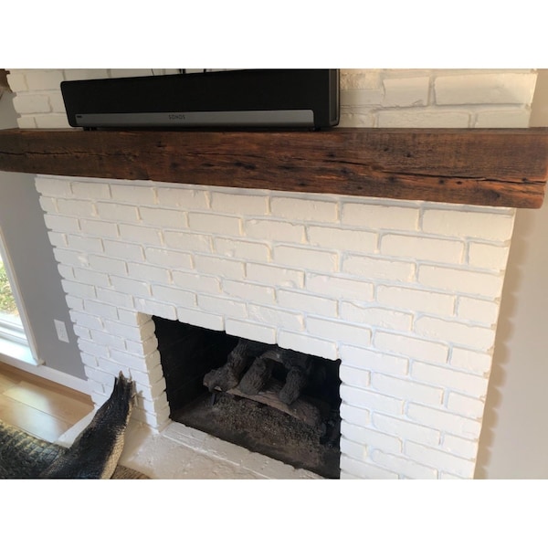 Creative Hardwoods Reclaimed Barn Beam Mantel 6Hx8Dx72L - 6872B